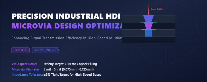 最新の企業ブログについて HDI テクノロジー:産業用コントローラのための信号伝送を強化するために,HDI PCB のマイクロビアの設計を最適化