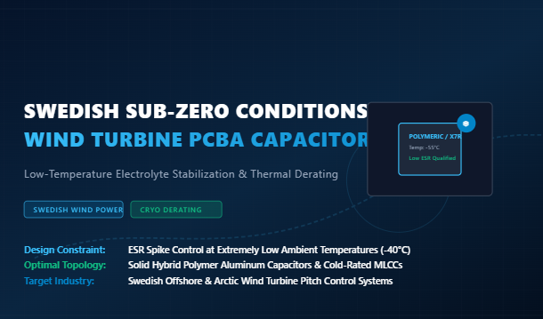 最新の企業ブログについて Navigating Swedish Sub-Zero Conditions: Capacitor Selection and Thermal Derating for Wind Turbine PCBA