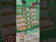 2層硬式柔軟回路板 金指 0.15mm 厚さ PCB 柔軟硬式