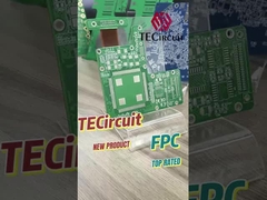 2層硬式柔軟回路板 金指 0.15mm 厚さ PCB 柔軟硬式